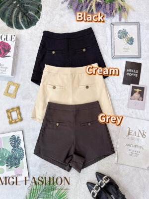 超值大促销 Rm63 Now Rm39 Label 8 时尚百搭锦棉高腰短裤 12917