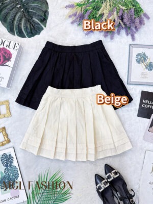 超值大促销 Rm74 Now Rm39 Dress up 时尚唯美百搭百褶高腰短裙 17147