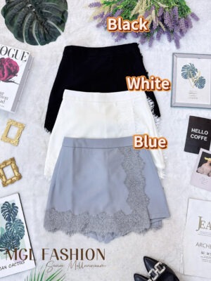 超值大促销 Rm64 Now Rm39 Dress up 时尚百搭蕾丝高腰裤裙 120019