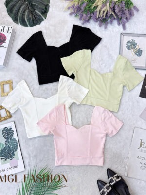 超值大促销Rm39 Now Rm25 CottonJoy 气质百搭心型领棉质上衣 823735