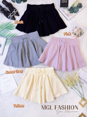 超值大促销 Rm59 Now Rm39 Ivori每人必备百搭显瘦休闲伞摆高腰裤裙 6631