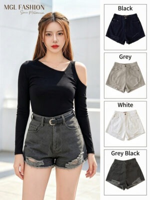 绝美新款上架 Rm69 SMLXL BL Couture 时尚简约百搭显瘦牛仔短裤 121665