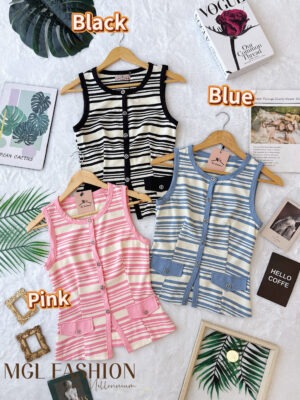 绝美新款上架Rm49- Rm3=Rm46 SML BL Couture 时尚个性时装上衣 110985-1