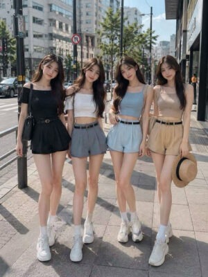 绝美新款上架 Rm65 SMLXL BL Couture 时尚简约百搭显腿瘦西装裤裙 121694