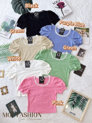 超值大促销 Rm39 Now Rm22 Dress Up 时尚唯美蕾丝棉质上衣 22316