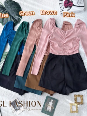 超值大促销Rm75 Now Rm35 SML Fashion21 时尚个性白搭连身短裤 55028