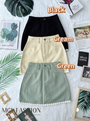 超值大促销 Rm64 Now Rm39 SML DressUp 高质量气质唯美蕾丝花朵设计高腰裙 120031
