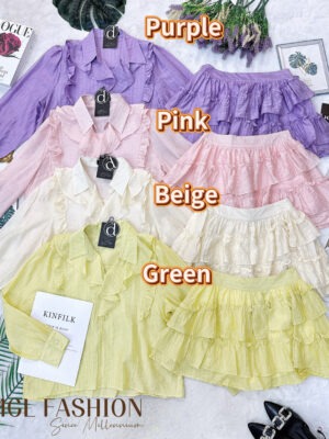 超值大促销 Rm102 Now Rm49 SML  DressUp夏日气质唯美时装套装 52853