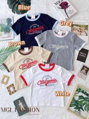绝美新款上架Rm39- Rm3=Rm36 Cotton Joy 时尚百搭休闲棉质刺绣Tee 83004