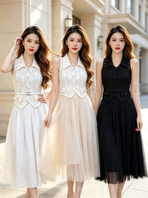 绝美新款上架 Rm56-Rm3=Rm53 SML Ivori 气质唯美名媛蕾丝上衣 6911