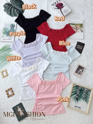 超值大促销 Rm39 Now Rm29 V.V Fashion 时尚唯美花瓣棉质上衣 903540