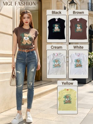 绝美新款上架 Rm39 -Rm3= Rm36 Cotton Joy 时尚百搭休闲棉质上衣 83026