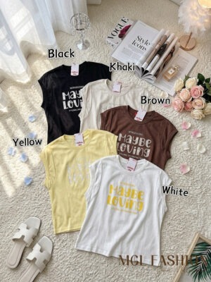 绝美新款上架 Rm39 -Rm3= Rm36 Cotton Joy 时尚百搭休闲刺绣棉质上衣 83028