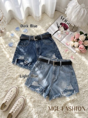 绝美新款上架 Rm72-Rm3=Rm69 SMLXL BLCouture 时尚个性百搭牛仔短裤 121679