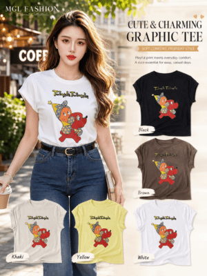 绝美新款上架 Rm42-Rm3=Rm39 Cotton Joy 时尚简约百搭棉质上衣 83025