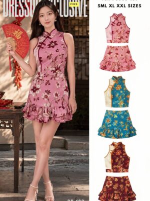 #新年家族旗袍系列抢先预定 Rm96-Rm106 S/M/L/XL/2XL 情侣装/夫妻装/闺蜜装/姐妹装/兄弟装 73003/73004