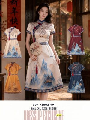 #新年家族旗袍系列抢先预定 Rm96-Rm116 S/M/L/XL/2XL 情侣装/夫妻装/闺蜜装/姐妹装/兄弟装 73001/73002