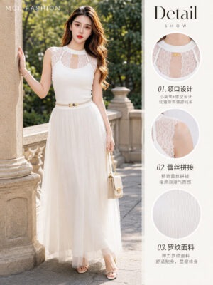 绝美新款上架 Rm39-Rm3=Rm36 Whitney 气质唯美蕾丝螺旋纹棉质上衣 1375