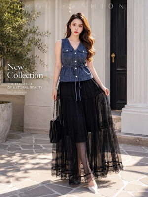 绝美新款上架 Rm69 SML BLCouture 时尚个性百搭牛仔上衣 121702