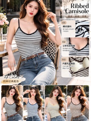 绝美新款上架 Rm39-Rm3=Rm36 Tiffany 时尚百搭休闲螺旋纹棉质上衣 M280