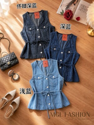 绝美新款上架 Rm69 SML BLCouture 时尚个性百搭牛仔上衣 121702