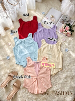 超值大促销 Rm45 Now Rm29 Dress up 时尚简约百搭蝴蝶结棉质上衣 22611