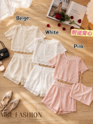 超值大促销119 Now Rm75 SML Dress up 气质唯美名媛网纱蕾丝套装 520087