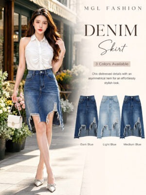 超值大促销Rm79 Now Rm49 SMLXL Ro Jeans 时尚潮流个性牛仔裙 60098