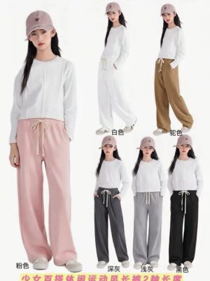年中大清仓 Rm39 Now Rm8 少女日常穿搭必备百搭运动风休闲长裤 M28655
