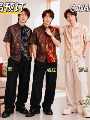 #Camila新年情侣Batik系列抢先预定 Rm79-Rm3=Rm76 S/M/L/XL/2XL  👨 男款 ｜ Batik印花短袖衬衫 ⚠️注意⚠️这款是厂家的预订款式,预计到货时间是3个月左右，能等的宝贝才下单喔🙏 15049
