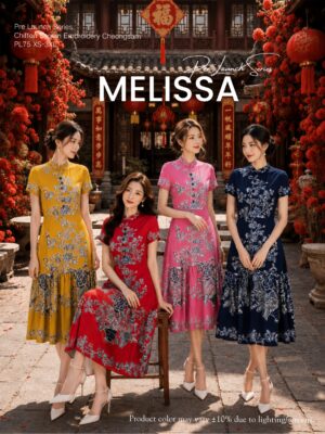 #Melissa新年系列抢先预定 Rm89 XS/S/M/L/XL/2XL/3XL  ⚠️注意⚠️这款是厂家的预订款式,预计到货时间是3个月左右，能等的宝贝才下单喔🙏 PL75