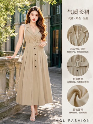 绝美新款上架 Rm87-Rm3=Rm84 SMLXL Seven 时尚个性西装连身裙 82886