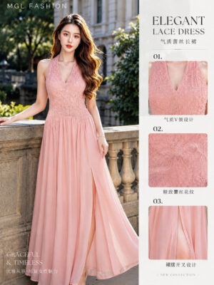 绝美新款上架 Rm109 SML BL Couture 气质唯美蕾丝连身裙 111136