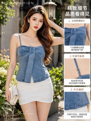 绝美新款上架 Rm65-Rm3=Rm62 SML Jamae 时尚百搭牛仔上衣 99283
