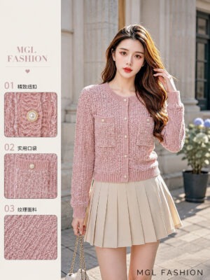 绝美新款上架 Rm79 BL Couture 气质唯美名媛厚质编织上衣 111047