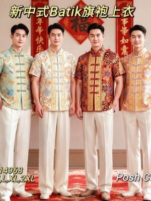 #PoshCode新年家族Batik系列抢先预定 Rm89-Rm3=Rm86 S/M/L/XL/2XL ⚠️注意⚠️这款是厂家的预订款式,预计到货时间是3个月左右，能等的宝贝才下单喔🙏 14968