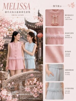 #Melissa新年系列抢先预定 Rm119 XS/S/M/L/XL/2XL 娘惹装＆旗袍套装 ⚠️注意⚠️这款是厂家的预订款式,预计到货时间是3个月左右，能等的宝贝才下单喔🙏 PL59