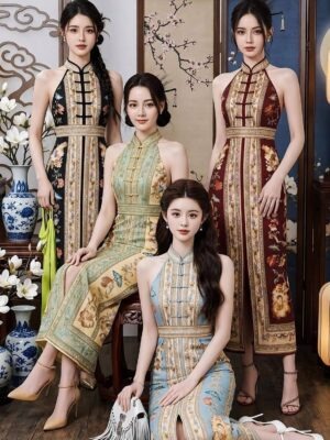 #新年旗袍抢先预定 Rm129 Rm3=Rm126 SMLXL 预定Batik新中式长版旗袍连身裙  ⚠️注意⚠️这款是厂家的预订款式,预计到货时间是3个月左右，能等的宝贝才下单喔🙏 Mocca77411