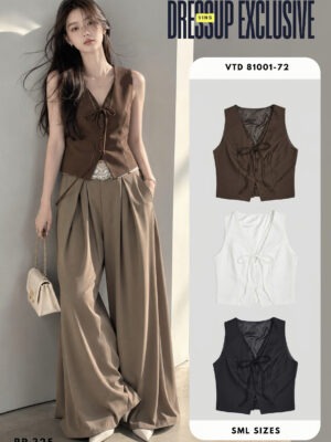 绝美新款上架 Rm72-Rm3=Rm69 SML Dress Up 气质唯美蕾丝假两件西装上衣 81001