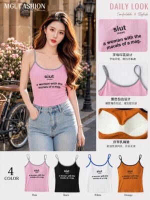 绝美新款上架Rm35- Rm3=Rm32 Re&co 时尚百搭休闲螺旋纹背心 M22136