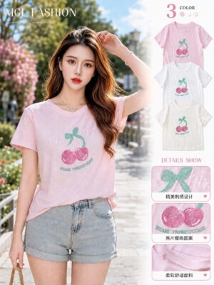 绝美新款上架 Rm42-Rm3=Rm39 Tiffany 时尚休闲百搭棉质Tee M97967