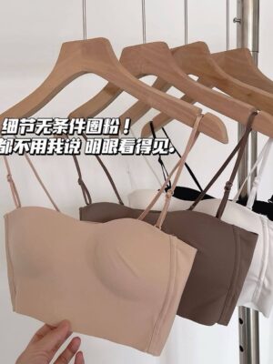 超值预定开发少量现货 #Rm29 M/L Size 夏日必备盐系轻欧风无痕抹胸bra P14421