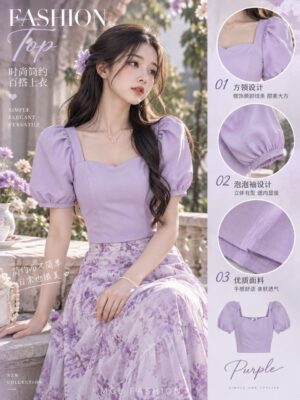 绝美新款上架 Rm52-Rm3 =Rm49 SML Sophy 气质唯美时装上衣 105