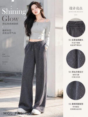 绝美新款上架 Rm69 -Rm3=Rm66 SMLXL Re&Co 时尚精致休闲百搭卫衣长裤 M77892