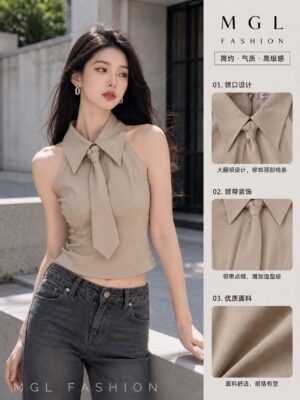 绝美新款上架 Rm62-Rm3=Rm59 SML Posh Code 时尚个性百搭时装上衣 15052