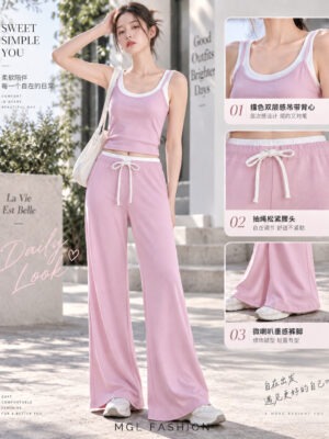 ✨16/9✨新货超值大派送 Rm79 Now Rm49 SML Tiffany 时尚休闲百搭软糥棉质套装 M28893