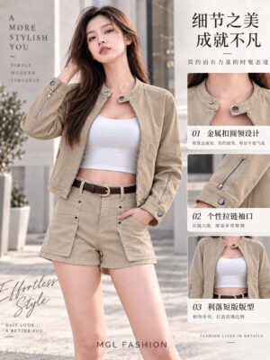 绝美新款上架 Rm79 SML BL Couture 时尚个性百搭牛仔外套上衣 121700-1