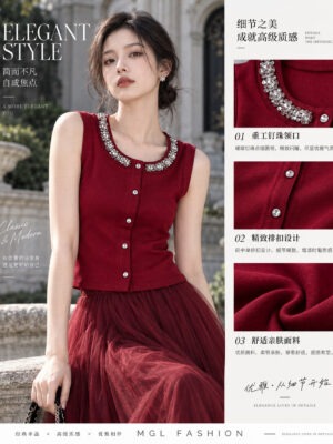 绝美新款上架 Rm75 SML BL Couture 气质唯美亮钻罗马时装上衣 111113