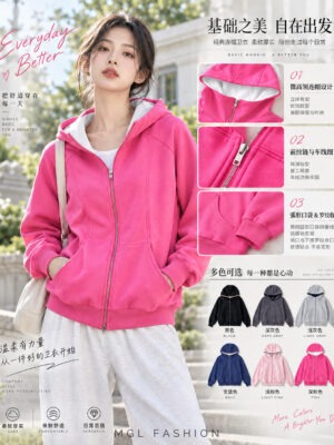绝美新款上架Rm79 BL Couture 时尚简约百搭连帽厚质卫衣外套 111137