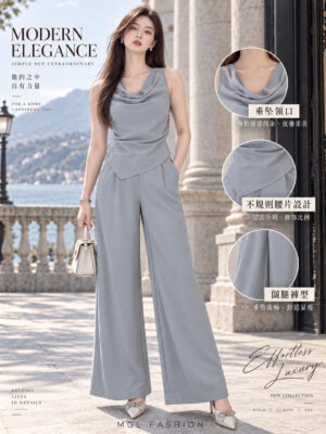 绝美新款上架Rm105-Rm3=Rm102 SMLXL Seven 时尚个性高级感西装套装 83569